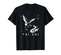 Tai Chi Calligraphy/Snake Vs Crane Chinese Art Design Value Graphic T-Shirt