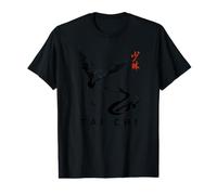 Tai Chi Calligraphy/Snake Vs Crane Chinese Art Design Value Graphic T-Shirt