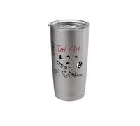 Tai Chi Calligraphy/Taiji Classical Chinese Art Design Stainless Steel Insulated Tumbler