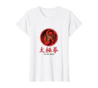 Tai Chi Chuan Value Graphic T-Shirt, Women, White, XS