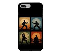Tai Chi Collage Retro Sunset Spiritual Wellness Martial Arts Case for iPhone 7 Plus/8 Plus
