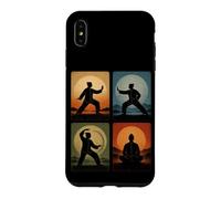 Tai Chi Collage Retro Sunset Spiritual Wellness Martial Arts Case for iPhone XS Max
