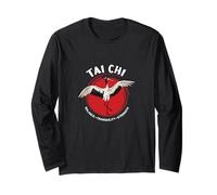 Tai Chi Crane Balance Tranquility Strength - Qigong Tai Chi Long Sleeve T-Shirt
