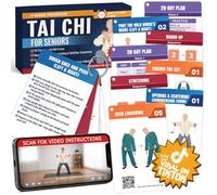 Tai Chi for Seniors Over 60 - Safe & Easy 10-Minute Gentle Standing Flows with 46+ Illustrated Exercise Cards