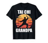 Tai Chi Grandpa Mindful Movement Martial Arts Fitness Senior T-Shirt