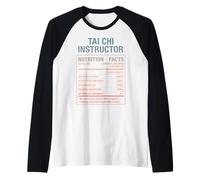 Tai Chi Instructor Facts Raglan Baseball Tee