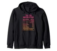 Tai Chi Instructor Facts Zip Hoodie