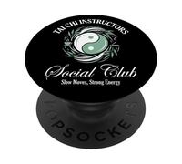 Tai Chi Instructor Social Club PopSockets Adhesive PopGrip