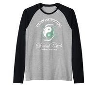 Tai Chi Instructor Social Club Raglan Baseball Tee