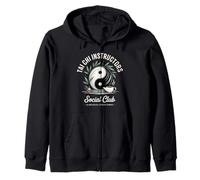 Tai Chi Instructor Social Club Zip Hoodie
