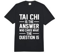 Tai Chi is The Answer Who Cares What The Question is Fighter Comfort Colors Adult Heavyweight T-Shirt