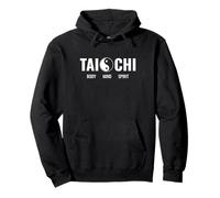 Tai Chi Meditation Martial Arts Zen Balance Design Pullover Hoodie