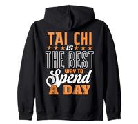 Tai Chi Mind Body Spirit Martial Arts Relaxation Zen Zip Hoodie