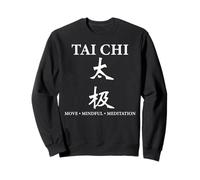 Tai Chi Mindful Meditation Minimalist Martial Arts Sweatshirt
