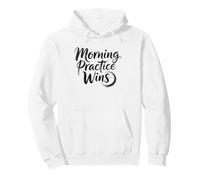 Tai Chi Morning Practice Sunrise Warrior Peaceful Discipline Pullover Hoodie