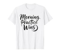Tai Chi Morning Practice Sunrise Warrior Peaceful Discipline T-Shirt
