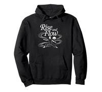 Tai Chi Morning Sunrise Figure Silhouette Park Practice Pullover Hoodie