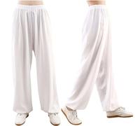 Tai Chi Pants - Comfortable Breathable Training Uniforms for Martial Arts, Qigong, Wing Chun & Shaolin - Wide Leg Design