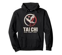 Tai Chi Qigong Crane Martial Arts Yoga Meditation Chinese Pullover Hoodie