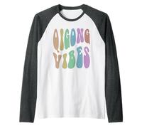Tai Chi Qigong Vibes Wellness Squad Heals Peace My Therapy Raglan Baseball Tee
