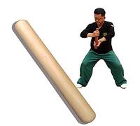 Tai Chi Ruler Tai Chi Stick Tai Chi Bang Tai Chi Rod,Tai Chi for Beginners,Tai Chi for Seniors,Martial Arts Taiji Stick Kungfu Bang Slow Exercise Equipment Polished Solid Wood(Color:Ash wood40*3.5cm)