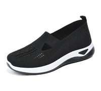 Tai Chi Shoes for Women Chinese Traditional Old Beijing Shoes Breathable Casual Kung Fu Shoes for Indoor/Outdoor Activities,Black-39EU