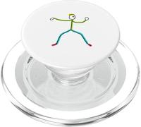 Tai Chi Stickman PopSockets PopGrip for MagSafe