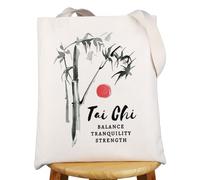 Tai Chi Tote Bag Tai Chi Teacher Gifts Chinese Martial Arts Gift Tai Chi Instructor Shoulder Bag Tai Chi Master Gift (Tai Chi UK)