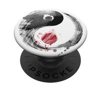 Tai Chi Yin Yang Five Elements Chinese Bagua Wushu Feng Shui PopSockets Adhesive PopGrip