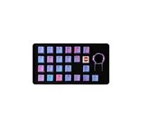 TAI-HAO Rubber Gaming Keycaps - Camo - 23 Keys (Pink & Blue)