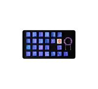 TAI-HAO Rubber Gaming Keycaps Purple & Blue Camo 23 Keys