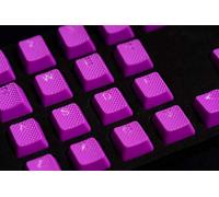 Tai-Hao TPR Rubber Backlit Double Shot 22 Keys Neon Purple