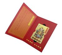 Tai Sui Card - 2025 Protection , Chinese Traditional Gold Card | Chinese Gold Card for Auspicious, Blessings of the , Wealth, Good Energy, Harmony