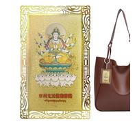 Tai Sui Card,Successful Slim Keepsake - Copper Horse Card - For Wallet Student Room Bedside Living Work Traffic Family Friends Collectors