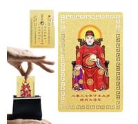 Tai Sui Cards 2027 Traditional Wealth Blessing Keepsake