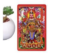 Tai Sui Cards - Pocket-Sized Portable | New Year Tai Sui Protection Card,for Men Women Youth Teens Athletes Cyclists Golfers Husband Son Daughter