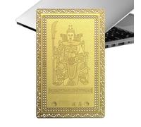Tai sui Prayer Card, 2026 Tai Sui Copper Paper, Treasure Collection Chinese Tradition Buddha For Year Of The Horse Home Decoration Blessing Lucky Charm Indoor