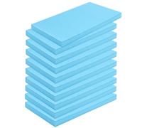 TAIANJI 10 Pack Polystyrene Foam Boards High Density Craft Foams Sheets 20mm Thick Board Rectangle Foamboard for DIY, Architecture, Large Modelling (Blue)