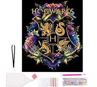 TAIANJI Diamond Painting Kit 5D DIY Diamond Painting Full Kit for Adult, Kids, Harry Magic Badge Potte Diamond Painting Art Craft Kits for Gift, Decoration