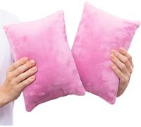 TaiBest 2 Pack Small Pillow, Memory Foam Mini Pillow 11 X 7 Inches for Travel, Sleeping, Nap and Neck, Knee, Lumbar Support, Tiny Pillow Cushion for Pet, Dogs (Purple)