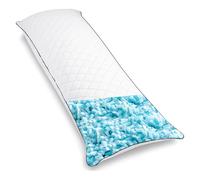 TaiBest Body Pillow for Adults, Memory Foam Long Pillow 20x60 Inch - Firm Full Support for Side Sleeper, White
