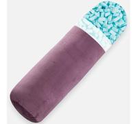 TaiBest Body Pillow, Memory Foam Round Body Pillows for Adults, Firm Long Bolster Pillow for Bed, Cylinder Tube Roll Pillow with Velvet Cover (Purple, 90x20)