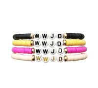 Taichell 4Pcs WWJD Bracelets Pack - Leather What Would Jesus Do Bracelets for Men and Women, 7IN, Leather, other