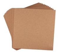TAICHEUT 12 PCS 30x30cm Self Adhesive Cork Tiles, 6mm Thick Square Bulletin Sheet, DIY Boards for Walls Pictures Photos Drawing Display