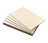 TAICHEUT 12 Pieces Plywood Wood Sheets, 400x250x4mm Unfinished Basswood Board Sheet for Craft Art Project Model Painting
