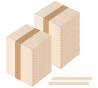 TAICHEUT 1500 PCS 4.5 Inch Natural Birch Wood Lollipop Popsicle Sticks, Flat Ice Cream Lolly Craft for DIY Arts and Decoration
