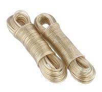 TAICHEUT 2 PCS 30m Washing Line Rope, Heavy Duty 4mm Steel Core Laundry Clothes Lines, Strong Clotheslines for Outdoor Drying, Garden, Tent Support