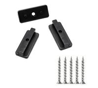 TAICHEUT 200PCS Composite Decking T Clips with Screws, Decking Hidden Clips, Universal Hidden Fasteners