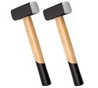TAICHEUT 2PCS 35oz Club Hammer, 1kg Sledge Hammer, Forged Lump Hammers for Bricklaying, Stonework Work