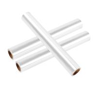 TAICHEUT 3 PCS Clear Cellophane Wrap Roll, 80CM x 30M Extra Wide Florist Gift Wrapping for Easter Baskets, Crafts